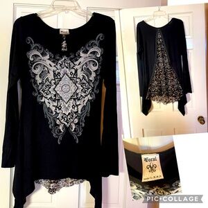 Vocal long sleeve top
